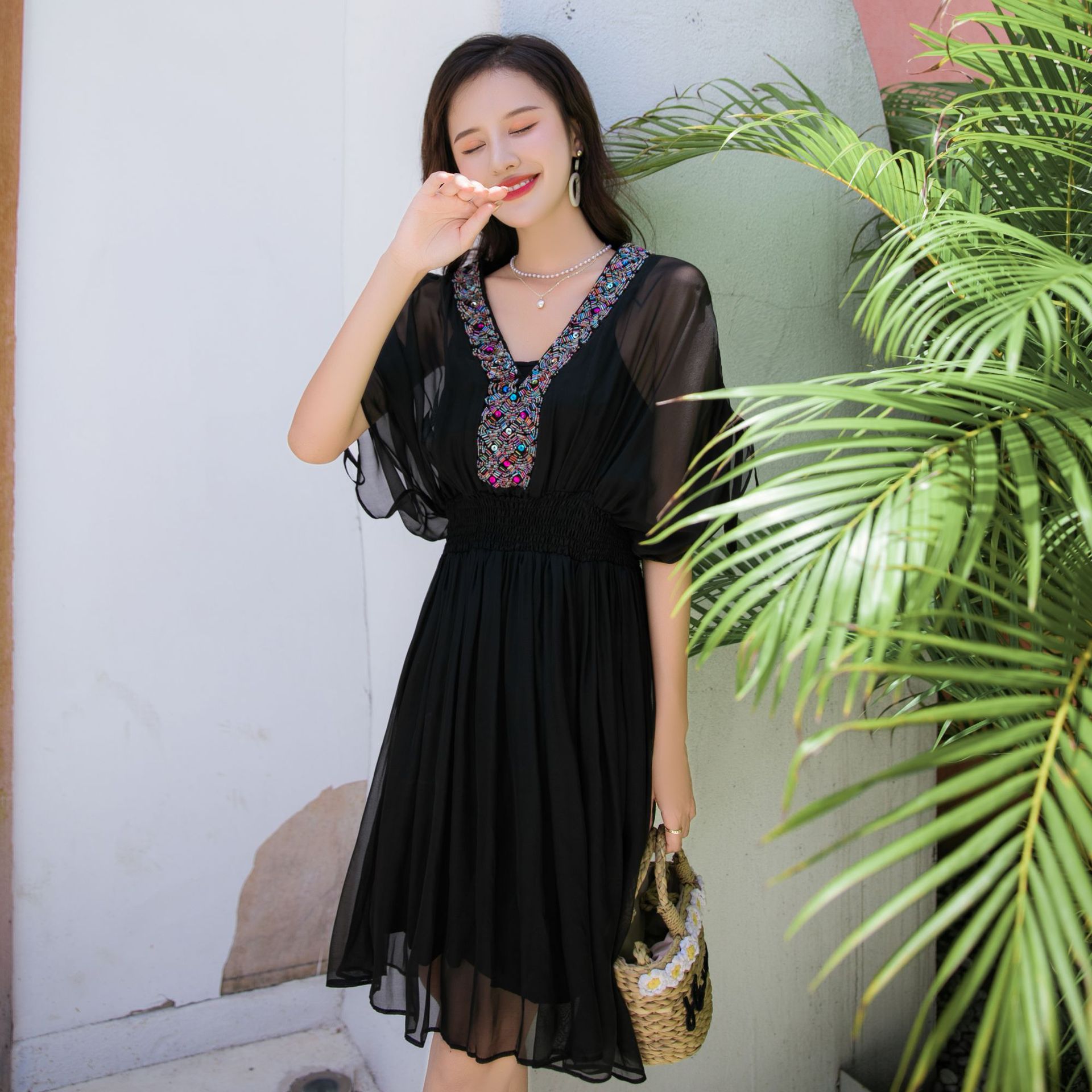 (Mới) Mã H8316 Giá 1730K: Váy Đầm Liền Thân Nữ Shtdge Thời Trang Nữ Đồ Đi Biển Váy Maxi Chất Liệu Lụa Tơ Tằm G05 Sản Phẩm Mới, (Miễn Phí Vận Chuyển Toàn Quốc).
