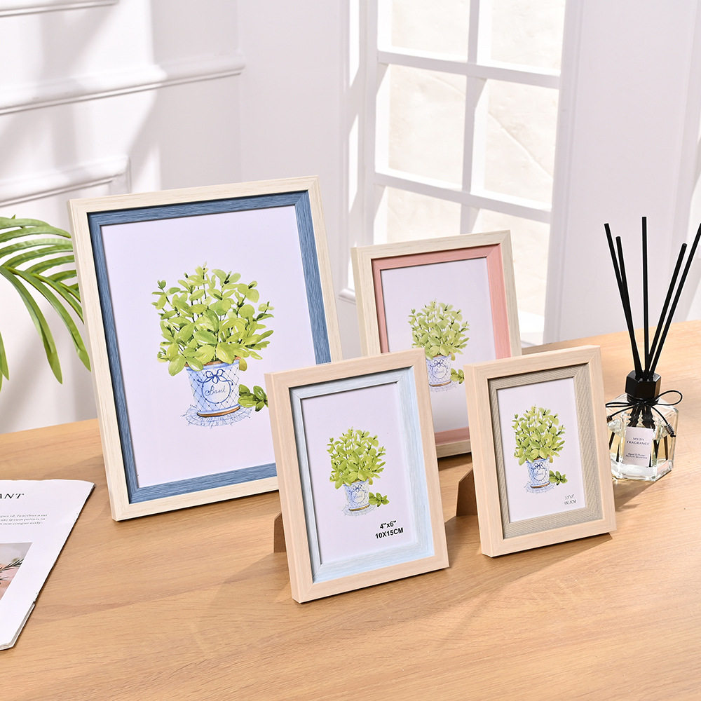 Nordic creative photo frame table high sense 6 inch 7 inch 8 inch multi size can be fixed light luxury desktop ornaments wholesale