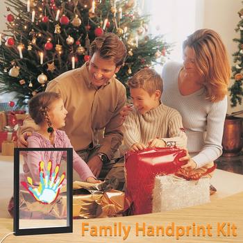 Cross-border DIY Photo Frame Color Graffiti Handprint Photo Frame Multi-person Table Home USB DIY Handprint Photo Frame