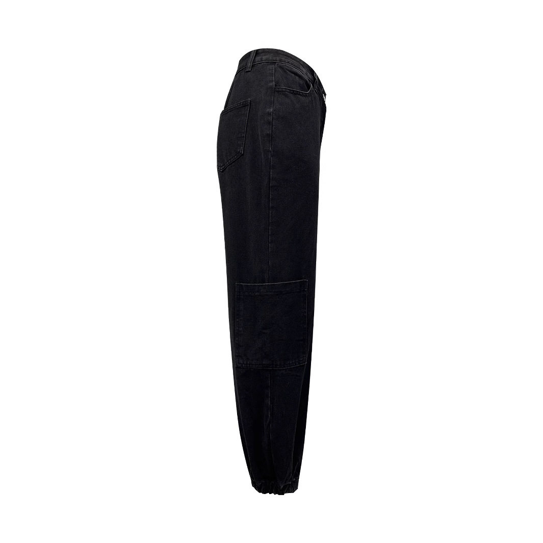 Womens Casual Slim Fit Multi Pocket Denim Trousers European and American Style Perfect for Everyday Wear Wholesale