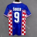 1998 croatia away game printed number 9