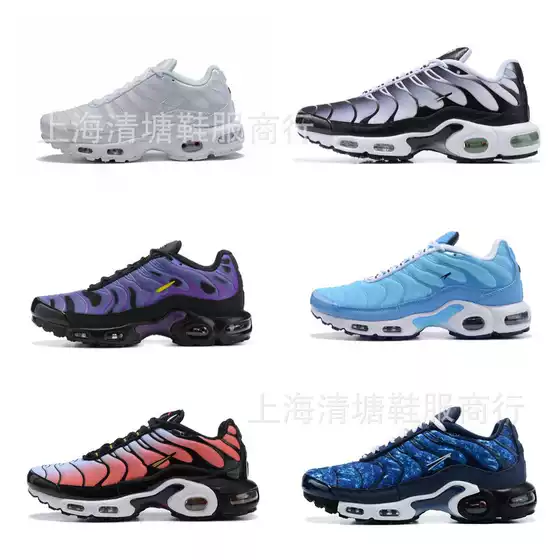 Cross-border TN big cushion shoes 40-47 European station male running shoes couple sports shoes Putian shoes