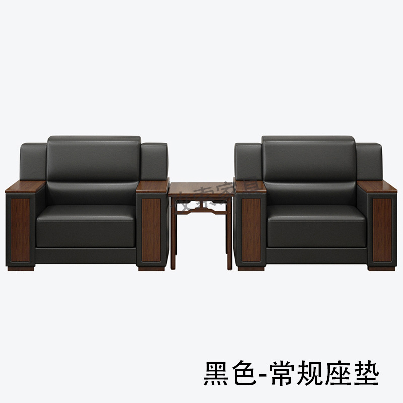 厂家现代简单人沙发高端休闲复古轻奢沙发皮式客厅沙发茶几组合