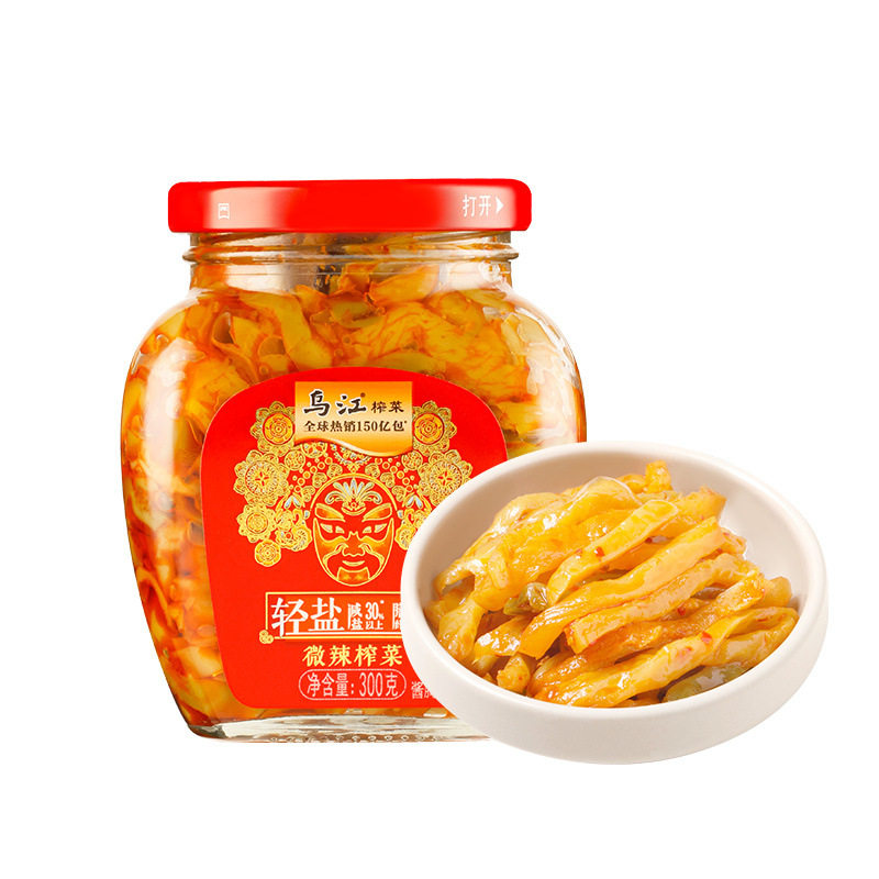 烏江ピリ辛搾菜300g(瓶入り)