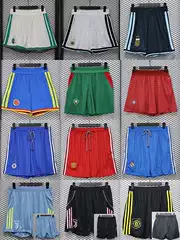 252627 New Model Football Player Version Shorts Real Madrid Mexico Season Club Mesh Breathable Quick-Dry