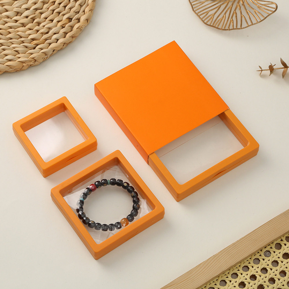 Spot new pe film suspension box multi-size anti-oxidation jewelry box bracelet bracelet box earrings box ring box