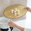 Dumpling cover curtain dumpling curtain dumpling tray household dumpling pad grate plate dumpling cover pad dustpan bamboo