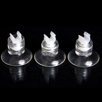 4mm Air Tube Suction Cup for Aquarium Fish Tank, Suction Cup Air Tube with Detachable Opening for Viewing Fish