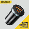 ESSAGER car charger 30WPD fast charging mini car charger car charging cigarette lighter conversion plug