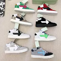 European Men's Shoes Off Arrow Shoes Spring Sneakers Versatile Luxury Brand First Layer Cowhide Casual Shoes Trendy Brand
