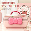 Children's Jewelry Box Bow Storage Box Household Hair Card Hair Accessories Storage Box Suitcase Goo Card Box Stationery Box