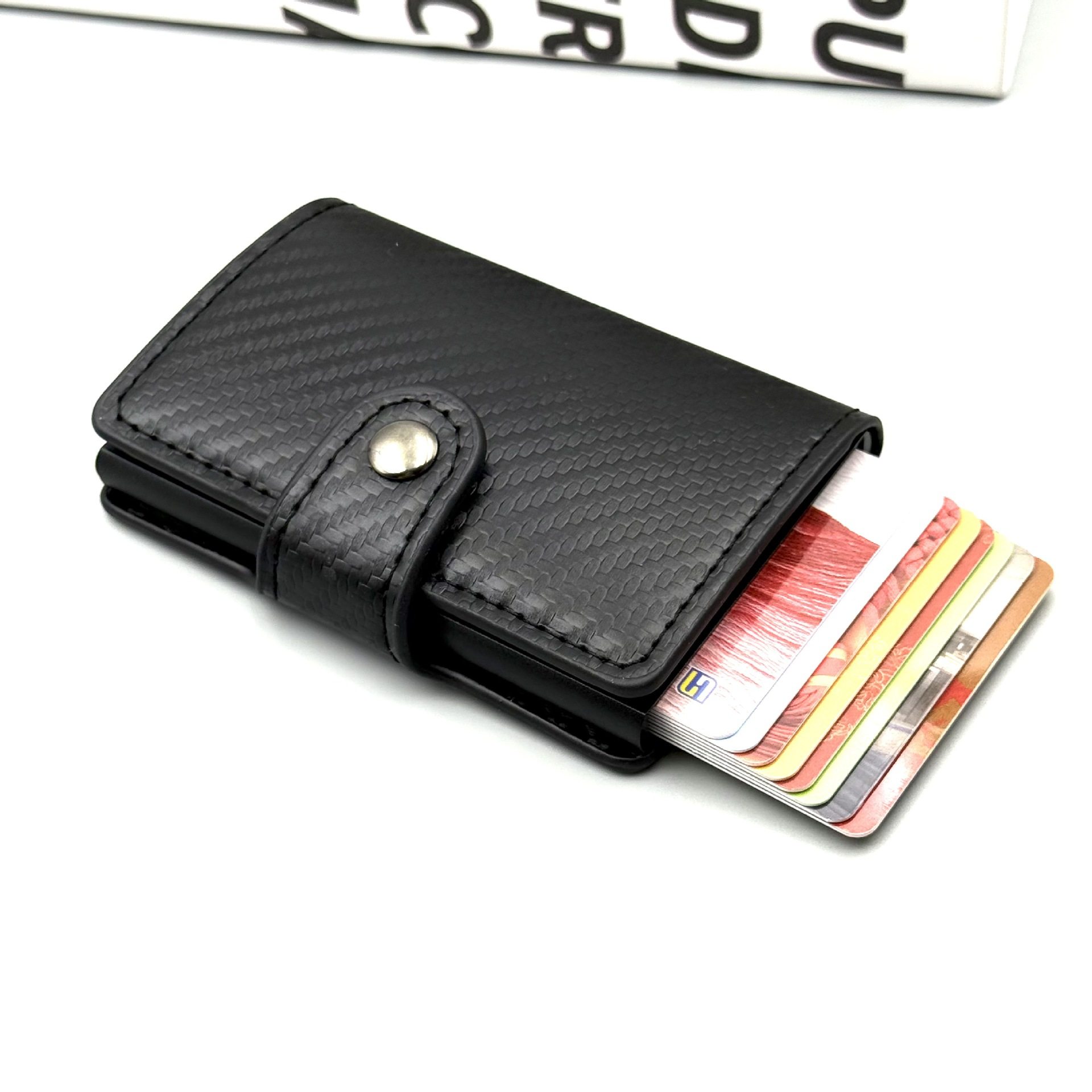 Manufacturer Wholesale Rfid Aluminum Box Shielding Anti-Theft Credit Card Aluminum Alloy Card Holder Men's Multi-Card Cross-Border Wallet