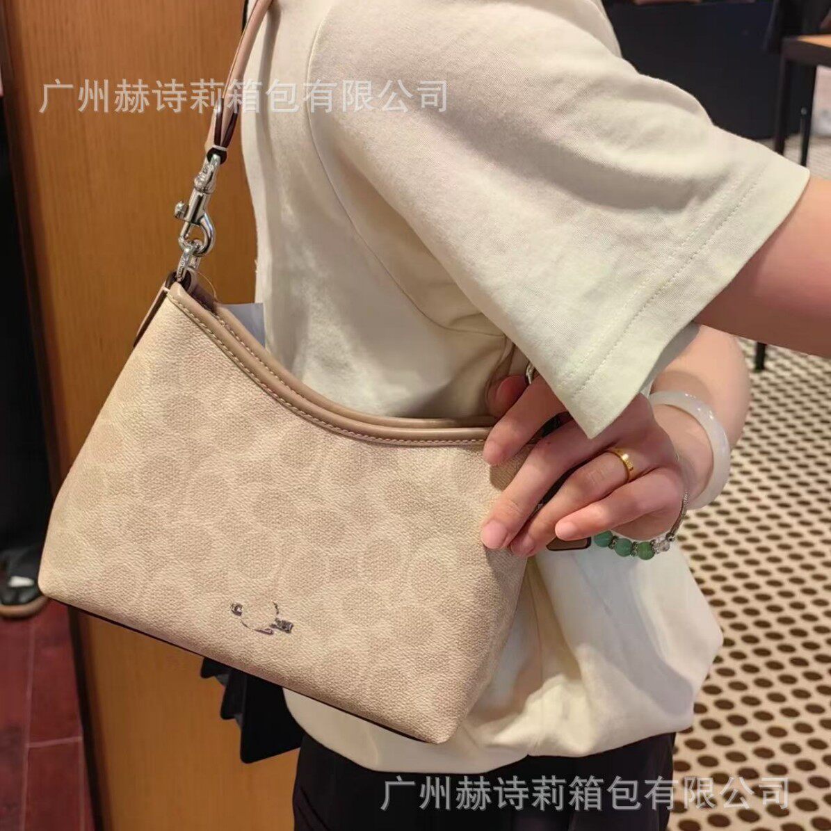 2025 Новая кожаная сумка Kojia Laurel mini stray bag подмышечная сумка для пресбиопии, классическая сумка-мессенджер на одно плечо Изображение 1