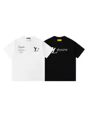 Correct Version of Donkey's Letter Printed Short-Sleeved T-Shirt for Men and Women in Summer New Round Neck Fashion Couple Loose Half-Sleeved Trendy