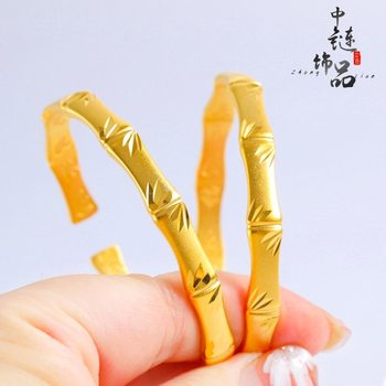 [Don't fade for a long time] Live Explosions Step by Step Rise Bamboo Bracelet Seiko Ancient Method Vietnam Shajin Opening Bamboo