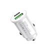Mini car charger PD dual-port fast charging USB flash charging car cigarette lighter one for two 3.1A car fast charging