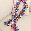 2026 New Year's Day Shopping Mall Classroom Garland Decorations Colorful Strips Five-Star Tinsel Ribbons Dense Wedding Decorations