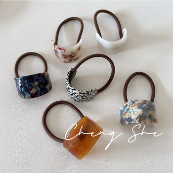 Simple high-grade hair band hair rope for girls 2023 New elegant ponytail rubber band elegant adult hair rope