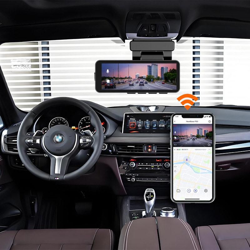 M6 Driving Recorder Ultra-Clear Front 4K Rear 2.5Kwifi Interconnection Gps Optional 24-Hour Parking Monitoring Source