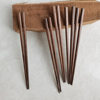 Household wooden chopsticks black walnut pointed chopsticks creative wooden simple chopsticks student portable lunch chopsticks tableware wholesale