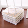 Dumpling Freezer Box with One Layer and One Lid, Non-Stick Box, Refrigerator Fresh-Keeping Storage Box, Dumpling Food Tray, Dumpling Plate Storage