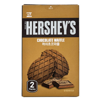 South Korea Internet celebrity imported snacks HERSHEYS chocolate waffle waffle cookies cookies thick and crispy