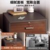 Mobile bedside table with lock, simple and modern home bedroom bedside storage small cabinet locker simple locker