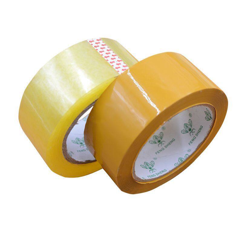 Transparent tape high viscosity sealing packing tape whole box wholesale large roll packing sealing express tape is not easy to break