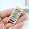 Dollhouse Dollhouse mini iron basin washboard bathroom decoration supplies BJD outdoor courtyard microscopic model