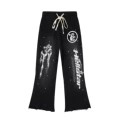 2302 black washed sweatpants