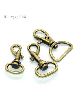 Bronze Buckle Lanyard Id Rope Dog Lobster Buckle Key Chain Large and Small Spring Accessories Luggage Hook Buckle