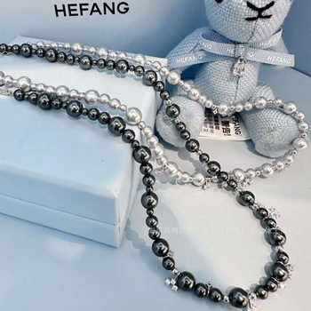 [New Product] Hefang He Fang Jewelry Bubble Nebula Necklace Light Luxury Jewelry Clavicle Chain Accessories Girl Birthday Gift