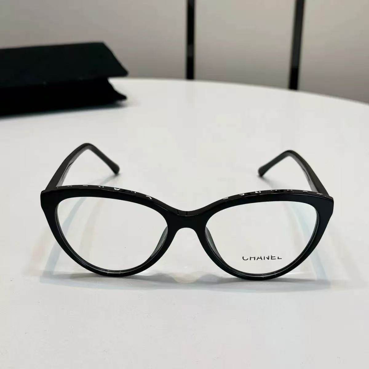 Ch3393 Anti-Blue Light Glasses Frame Cat Eye with Myopia Glasses Lens Women's Color-Changing Glasses Frame Eye Protection Trendy Cool Cat Eye