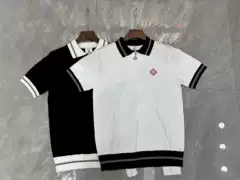 Ca Export Wholesale Men's Summer New Knitted Short-Sleeved Polo Shirt Fashion Casa