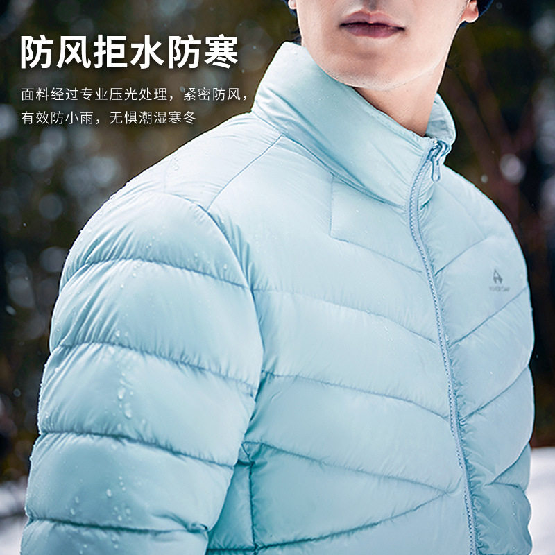 [Snow Fox Goose Down Jacket] Road Taster 800 Peng Down Jacket Men's Fall/Winter Vertical Collar Mountaineering Windproof Warm Jacket