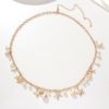 Bohemian Beach Shell Body Chain Summer Seaside Bikini Imitation Pearl Starfish Conch Pendant Waist Chain for Women