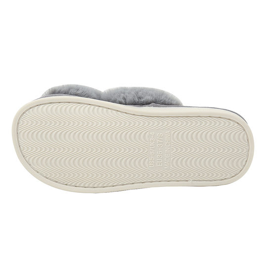 Amazon Slippers Winter Plush Cross Tape Cotton Indoor Warm-keeping Extras Mao Mao Slippers Women's High and Low Imitation Rabbit Fur
