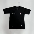 Nba tight short sleeve black