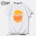 white sunset