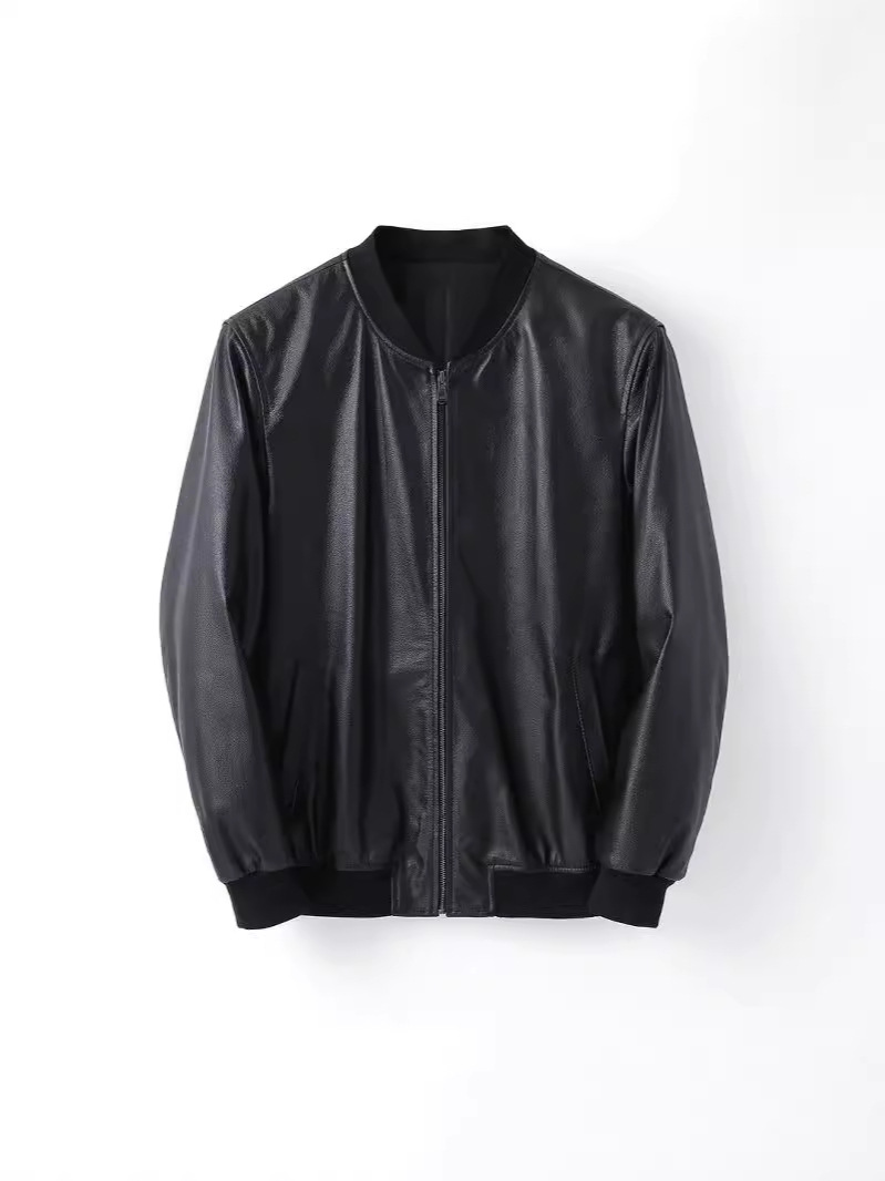 Áo Da Nam Chất Liệu Da Bò Hàng Mùa Xuân Thu Đông