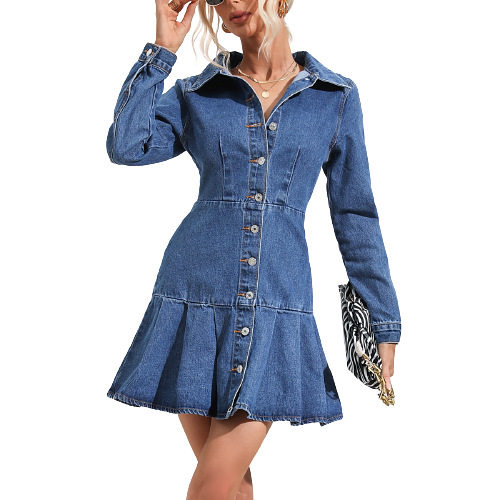 Casual Waist Defined Dress Slimming Fit Elegant Style Suitable for Daily Wear Wholesale Available