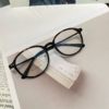 Xiaohongshu Same Style Glasses Frame Ultra-Light Puff Frame for Women Can Be Equipped with Myopia Frame Danyang Glasses Wholesale 1863