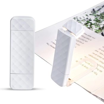 Cross-Border Amazon Best-Selling USB Diamond-Pattern Book Clip Lamp, Eye-Protecting Timer Desk Lamp, Night Light, Camping Light, Led Light