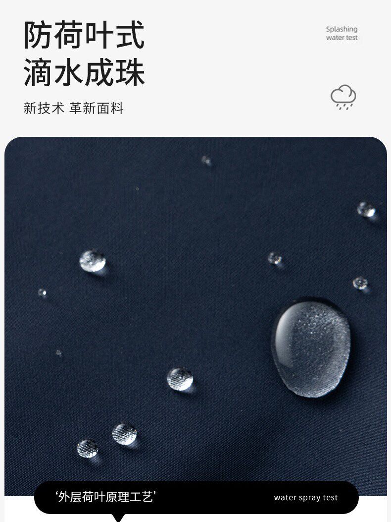 Luotuo's Same Style down Jacket Moonlight Blue Women's Windproof and Waterproof Snow Country Ski Suit Men's Jacket Mountaineering Suit