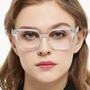 Jett 2461 glasses frame square plain glasses round face anti-blue glasses Amazon hot sale anti-blue light presbyopic