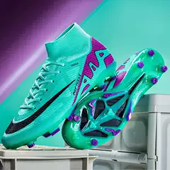 Thorn 15 Putian seamless flying woven football shoes for men, high school students, broken nails, long nails, grass competition training sports shoes for women