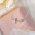 Серебряное ожерелье из тюльпанов X1724#