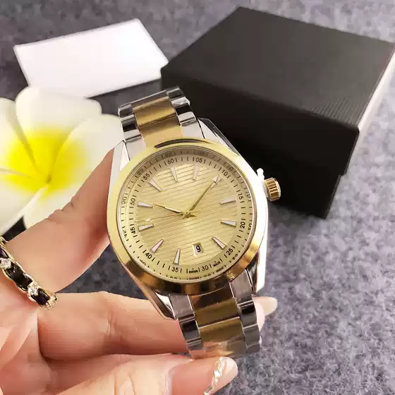Watch Foreign Trade Men's High Quality Watch Outdoor Sports Steel Band Quartz Watch Fashion Classic Watch Manufacturer Wholesale