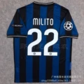 0910 inter milan home champions league no. 22 milito+chapter