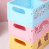 Sanrio Foldable Stationery Storage Box Cartoon Desktop Storage Box Stationery Organizer Desktop Pen Holder Storage Box